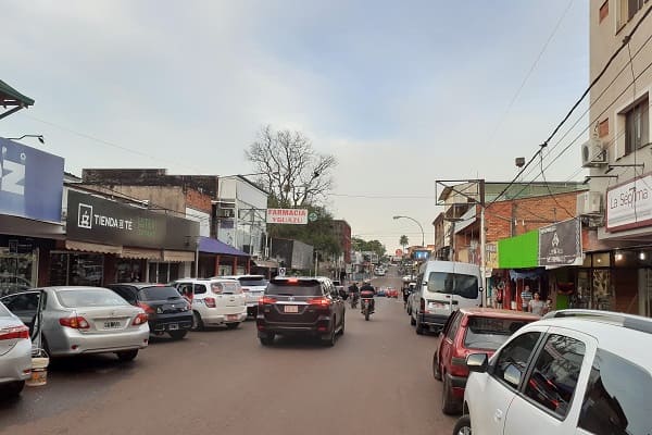 Centro de Puerto Iguazú Argentina